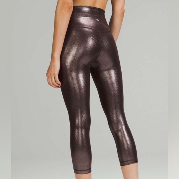 Lululemon Align High-Rise Shine Leggings EUC Size 4 - Picture 1 of 4